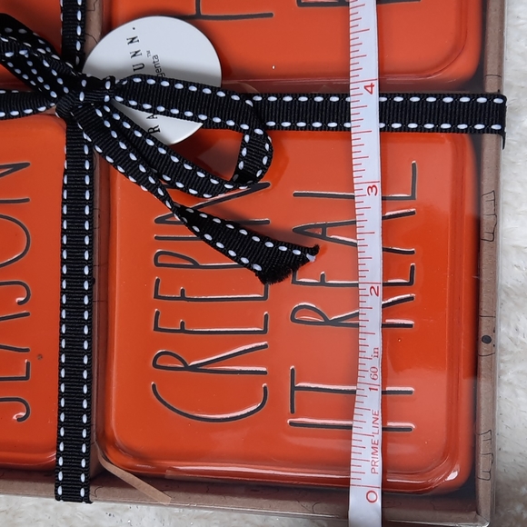 Rae Dunn Halloween Coasters- set of 4 - Picture 5 of 6